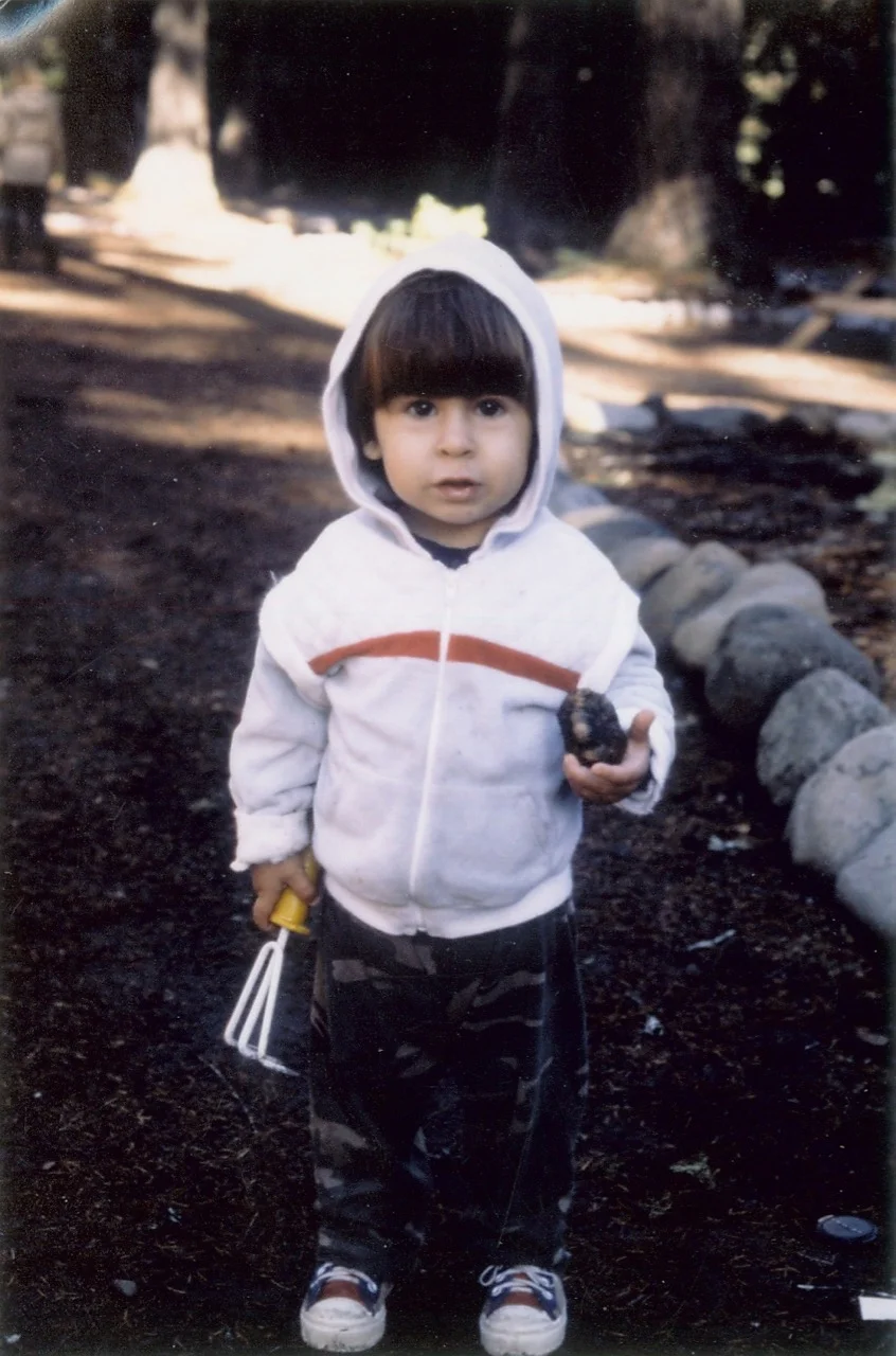 Zack Amaranthus as a young gardener